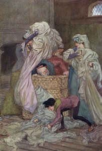 ウィンザーの陽気な妻のイラスト 作： Hugh Thomson
